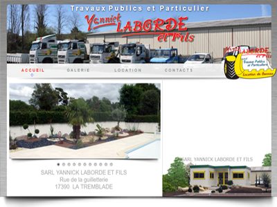 Site internet Ets Laborde et fils